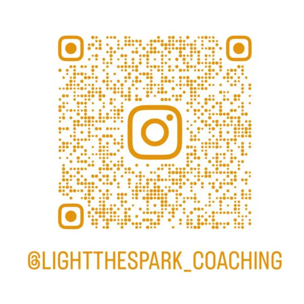 Instagram QR-Code für lightthespark_coaching in Gold